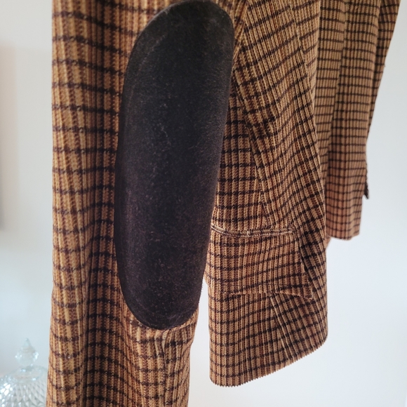 SOLD! Zara Corduroy Elbow Patches Schoolboy Riding Blazer - Picture 5 of 5